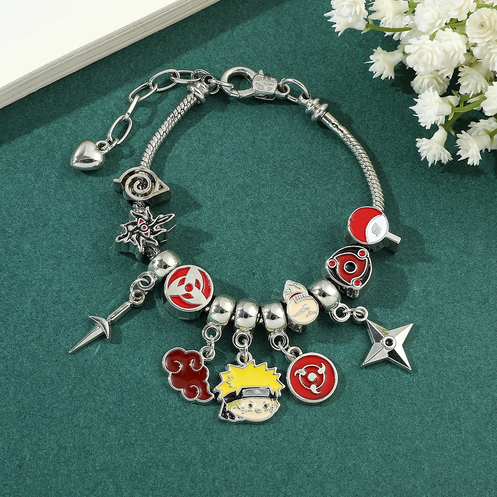 New Collection of Creative DIY Anime Cartoon Style Cool Fashion Decorative Bracelets for Men and Women, Holiday Gifts view 4
