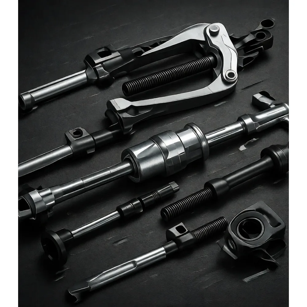 

Slide Hammer Pilot Insert Set 16PC Blind Hole Internal Bearing Race Seal Puller Extractor Kit