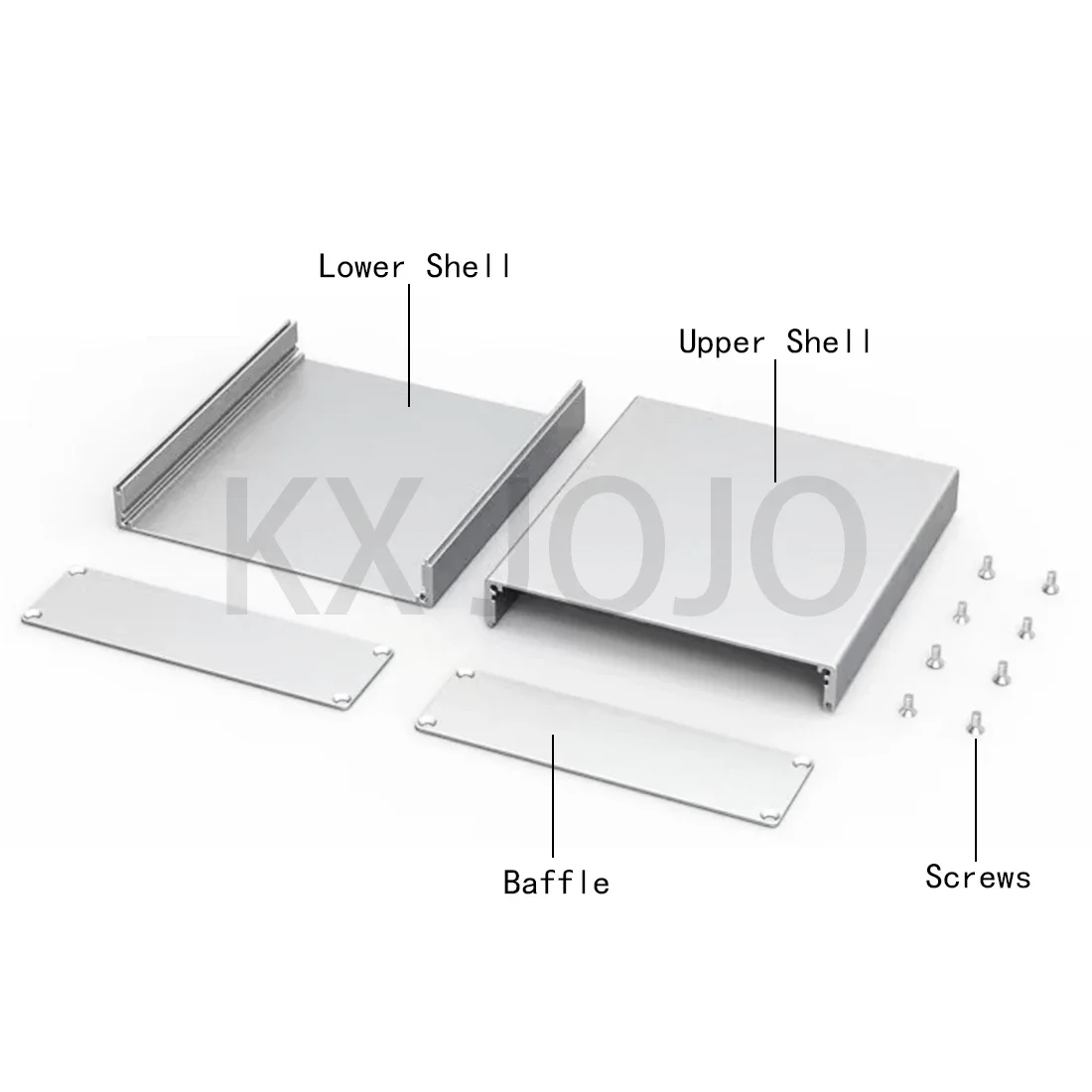 Aluminum Enclosure 114*33*120/140/150/160mm Split Waterproof Case PCB DIY Instrument Electronic Project Protective Box