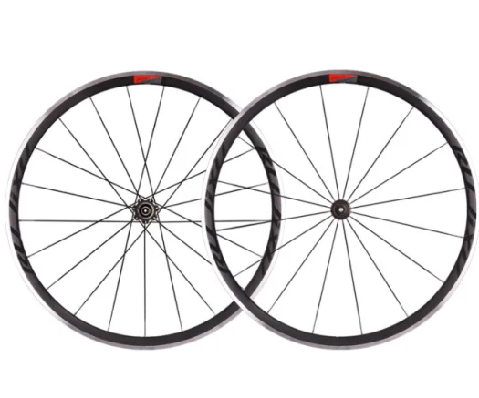 

700C 30mm Aluminum V-Brake Clincher Front Rear Road Bike Wheelset