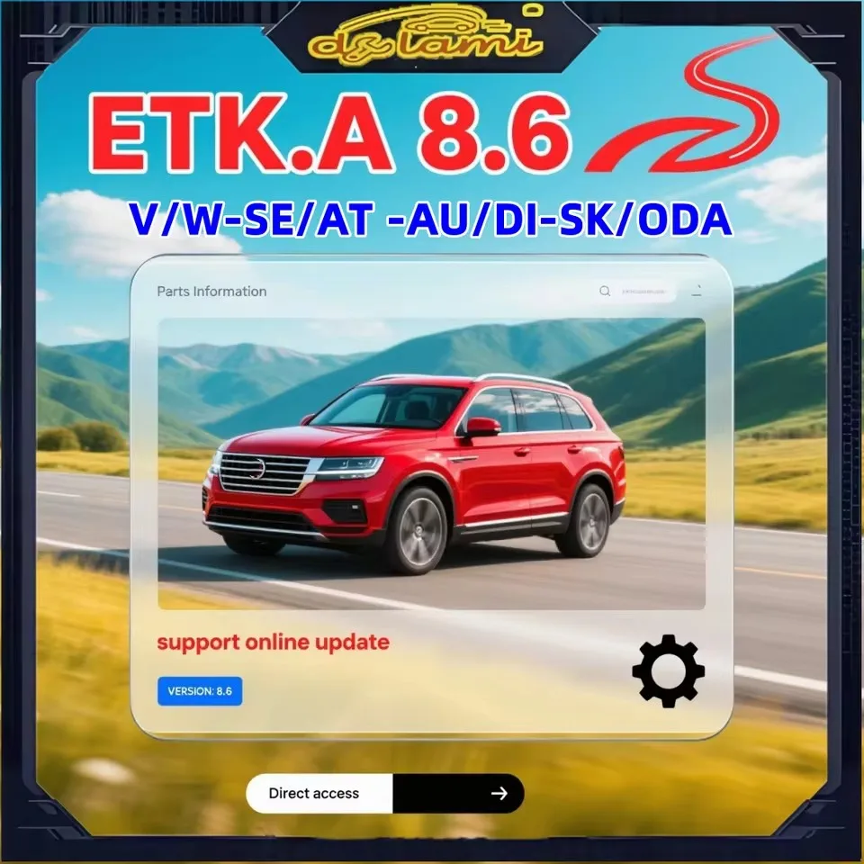 

Etka 8.6 software Auto Repair Software Group Vehicles Electronic Parts Catalogue for A-udi for V-W SE/AT+SKO/DA ETKA Free instal