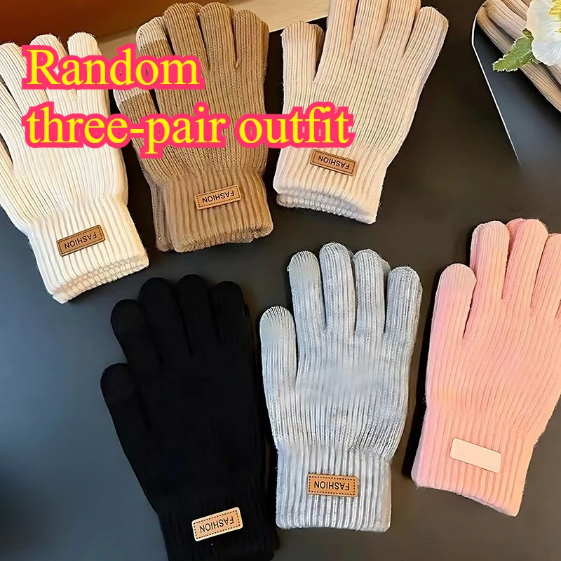 luvas-femininas-inverno-quente-e-frio-malha-la-touch-screen-luvas-ao-ar-livre-equitacao-carro-eletrico-dirigindo-luvas-de-cinco-dedos