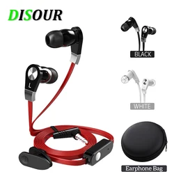 DISOUR-Auriculares intrauditivos con cable JM02, cascos Multicolor, Hifi, de graves, de alta calidad, para teléfonos móviles