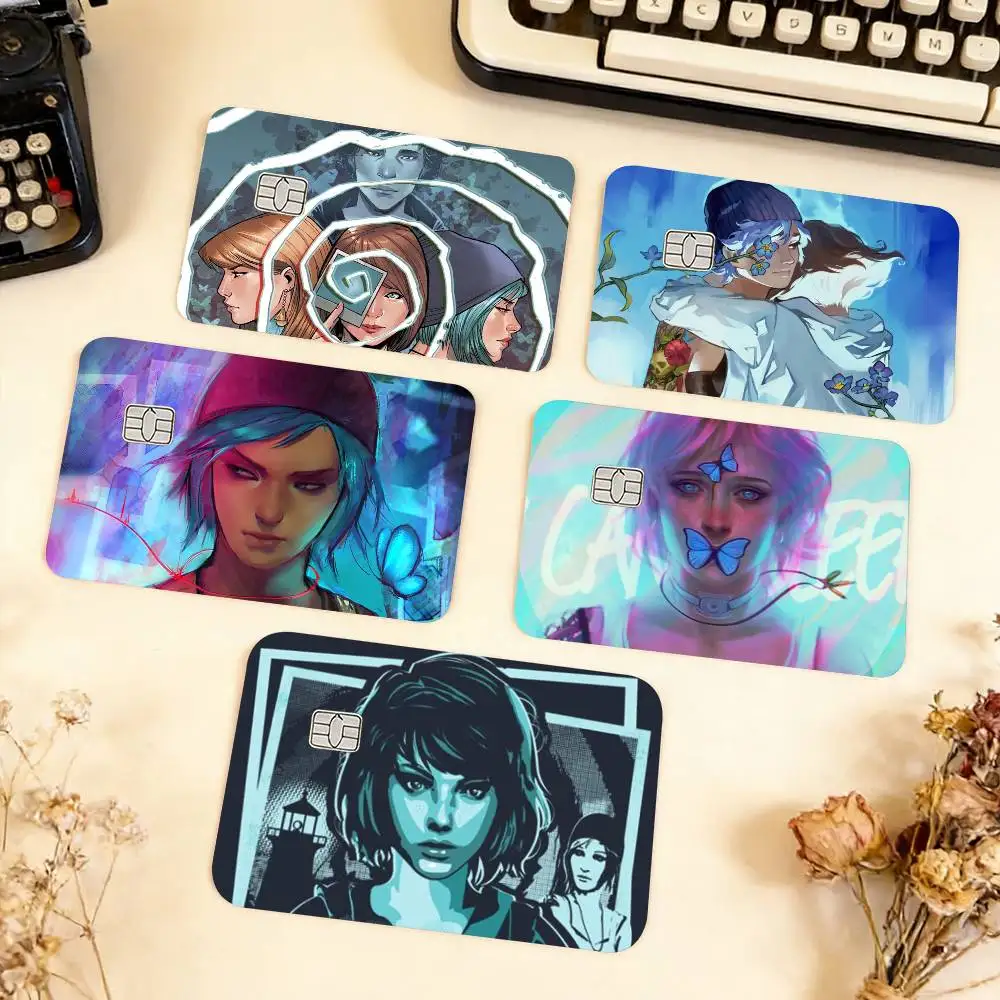 

Game L-Life Is S-trange Waterproof Film Skin Cover Credit Card Stickers Debit Front Bank Bus Pass