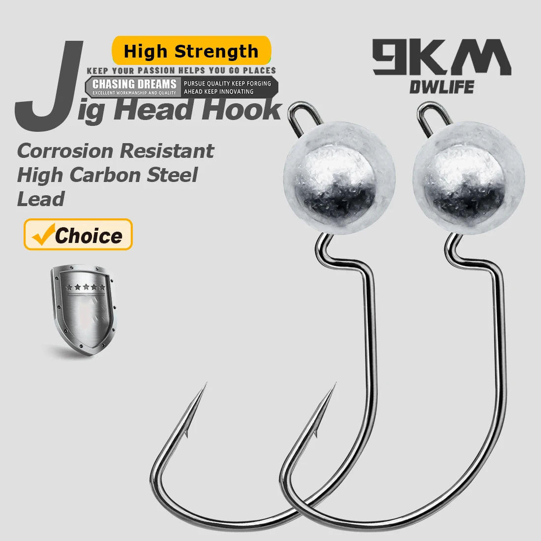 10~20Pcs Jig Head Hooks Wide Gap Offset Worm Fishing Hooks Lead Head Soft Lure Fishing Hooks Bass Carp Fishing Tackle Saltwater