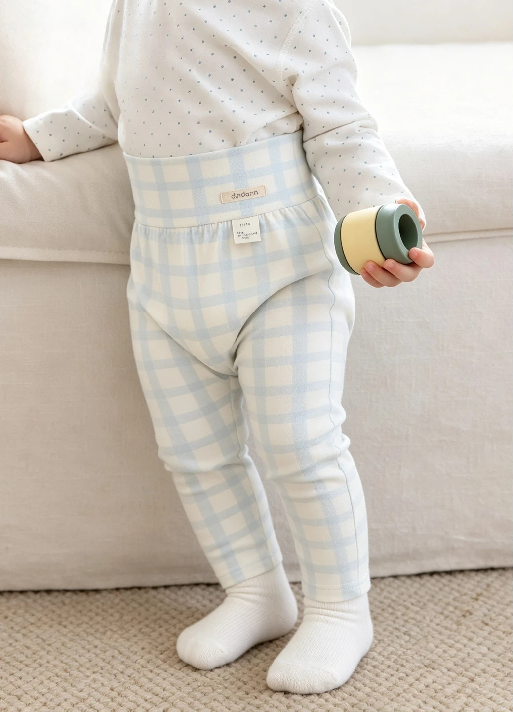 Tinker Bell Baby Modal Diaper Pants Infant Spring Summer Base Layer Long Boys Girls Belly Protection High Waist Pants
