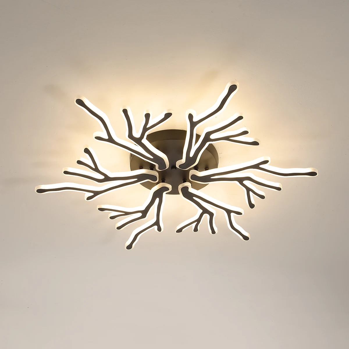 NEO Gleam Hot White/Black Modern Led Ceiling Lights For Living Room Master Bedroom Ceiling Light Fixtures AC85-265V Ceiling Lamp