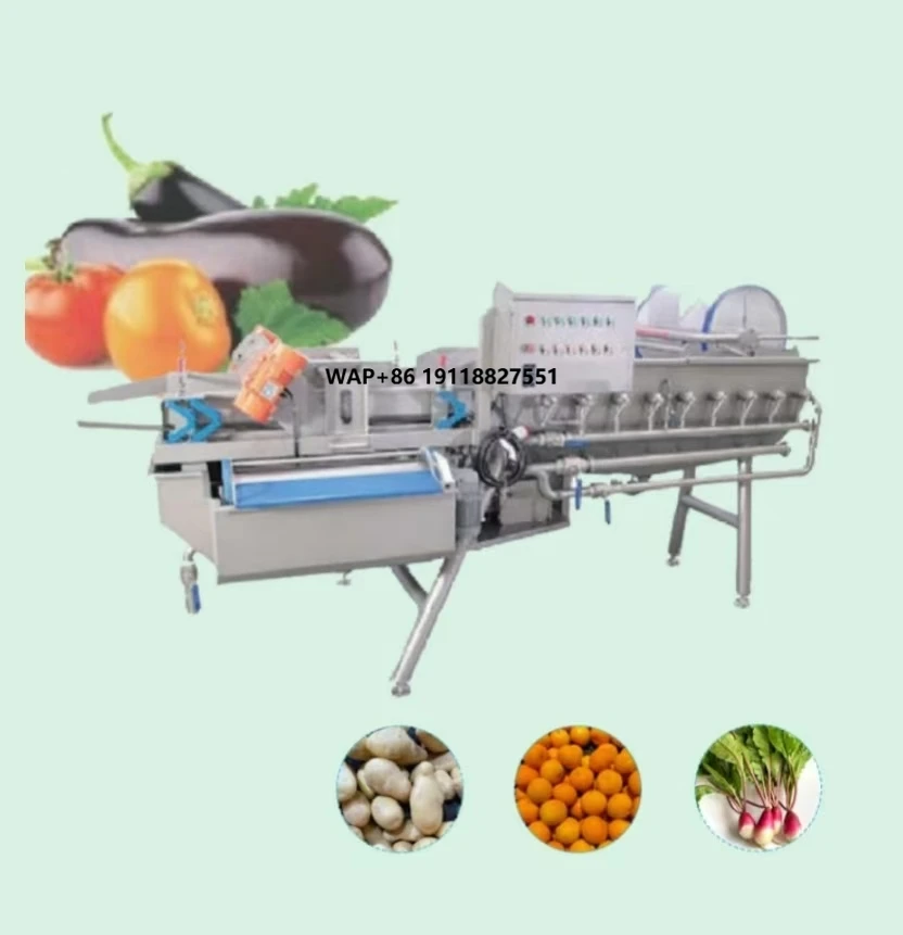 Commercial Fruit Washer Automatic Fruit and Vegetable Washer Cleaner Commercial Fruit and Vegetable Washing Machine