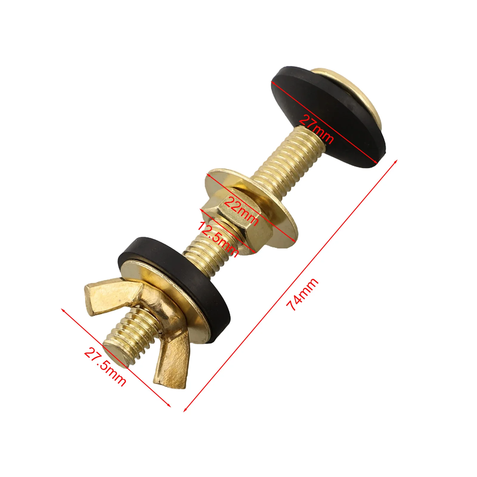 

Bowl Bolts Installation Close Coupling Bolts Fastening Nut Lasting Performance Leaks Easy Installation Note Secure And Reliable