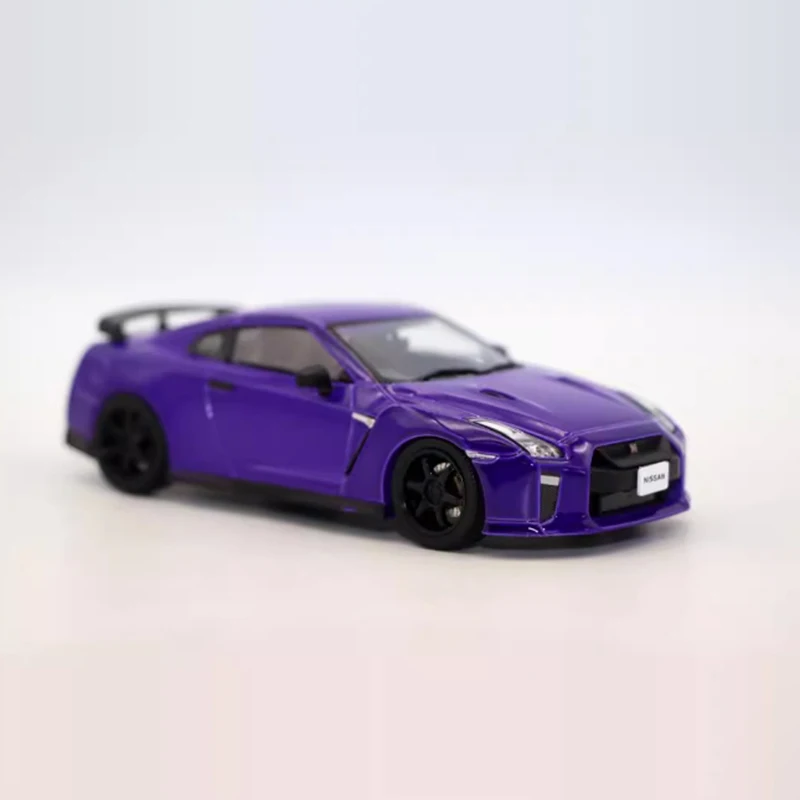 Diecast 1:43 Scale GT-R R35 Sports Car Alloy Vehicle Model Finished Simulation Collection Decoration Gift Toy Static Display