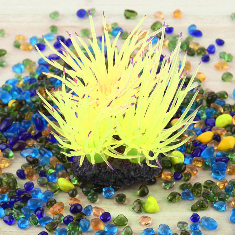 

Soft Coral Decoration Aquarium Décor Decorations Artificial Betta Fish Tank Reef