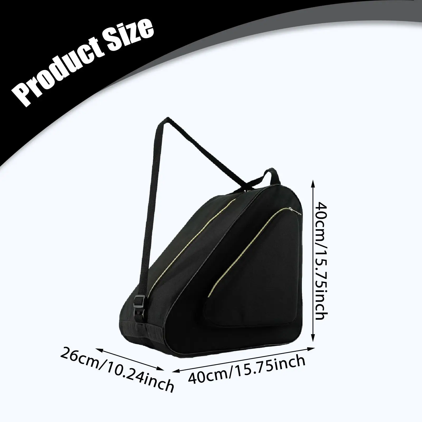 

Износостойкая сумка для хранения коньков, портативная сумка для фигурных коньков с сетчатым отделением, легкая сумка для художественных коньков