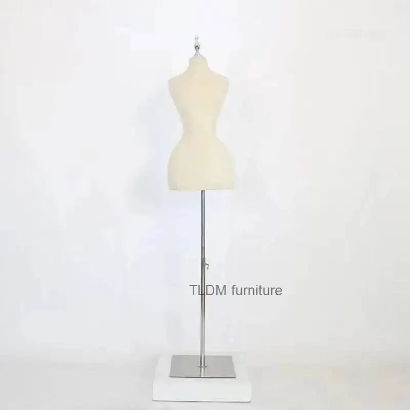 

Современные съемные манекены для свадебного магазина, тонкая талия, большой размер, манекены для половины тела, креативные пластиковые манекены для платьев L