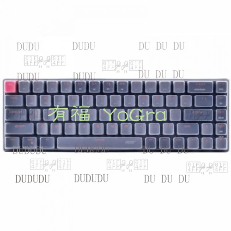 DDD   keyboard skin for RK ROYAL KLUDGE RK68 Wireless Swappable 65% Mechanical Keyboard