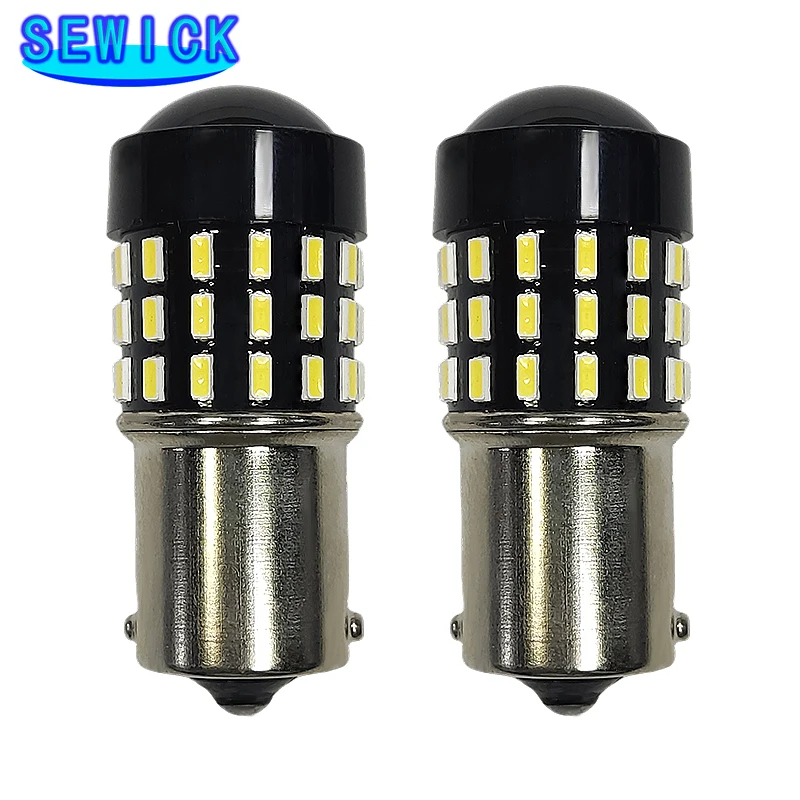 

20pcs 1156 BA15S P21W 3157 P27/7W T25 T20 7440 LED Bulbs 3030 54smd CanBus Lamp For Turn Signal Light Reverse Light 12v