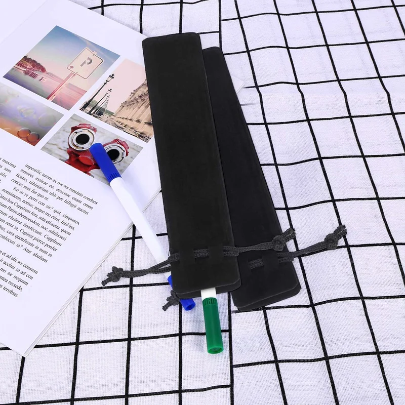 50 шт., чёрный чехол для карандашей