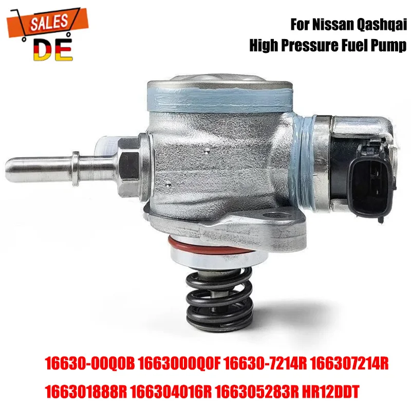 Für Nissan 16630-1888R 16630-4016R 16630-5283R 16630-7214R Hochdruck-Kraftstoffpumpe für Nissan Qashqai Juke, für Renault Scenic Megane Clio IV 1.2, für Dacia 166301888R 166304016R H8201146431