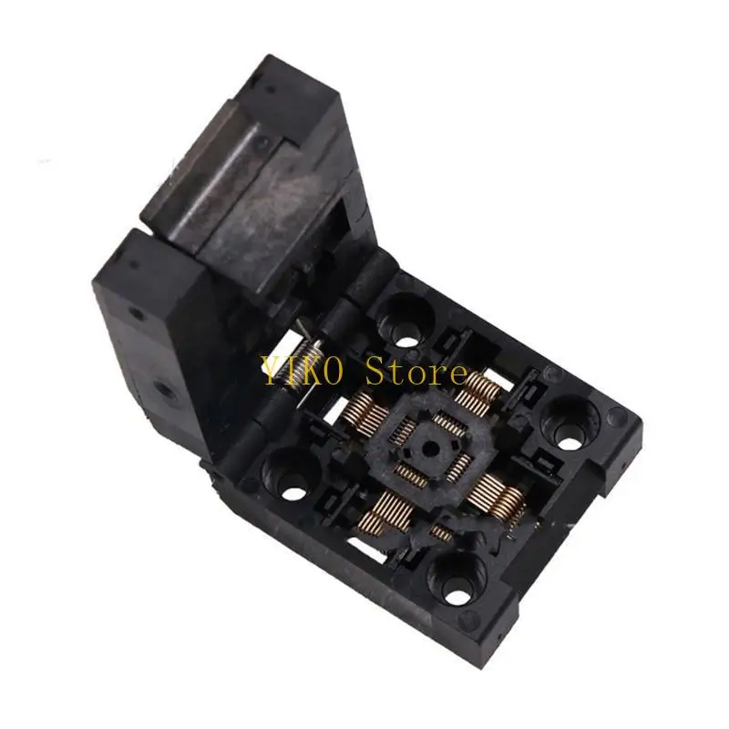 K32C QFP32 Lid Test Socket Test Socket 0.5mm Space For Multiple IC Packages User Friendly Electronic Engineering Tool