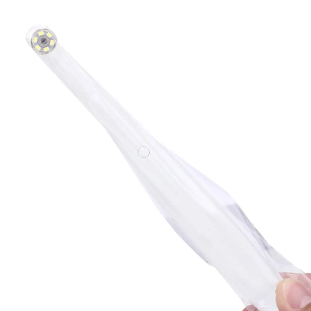 

500 шт. прозрачных одноразовых пластиковых чехлов для ручек, легкие и безопасные, для зеркал для осмотра полости рта