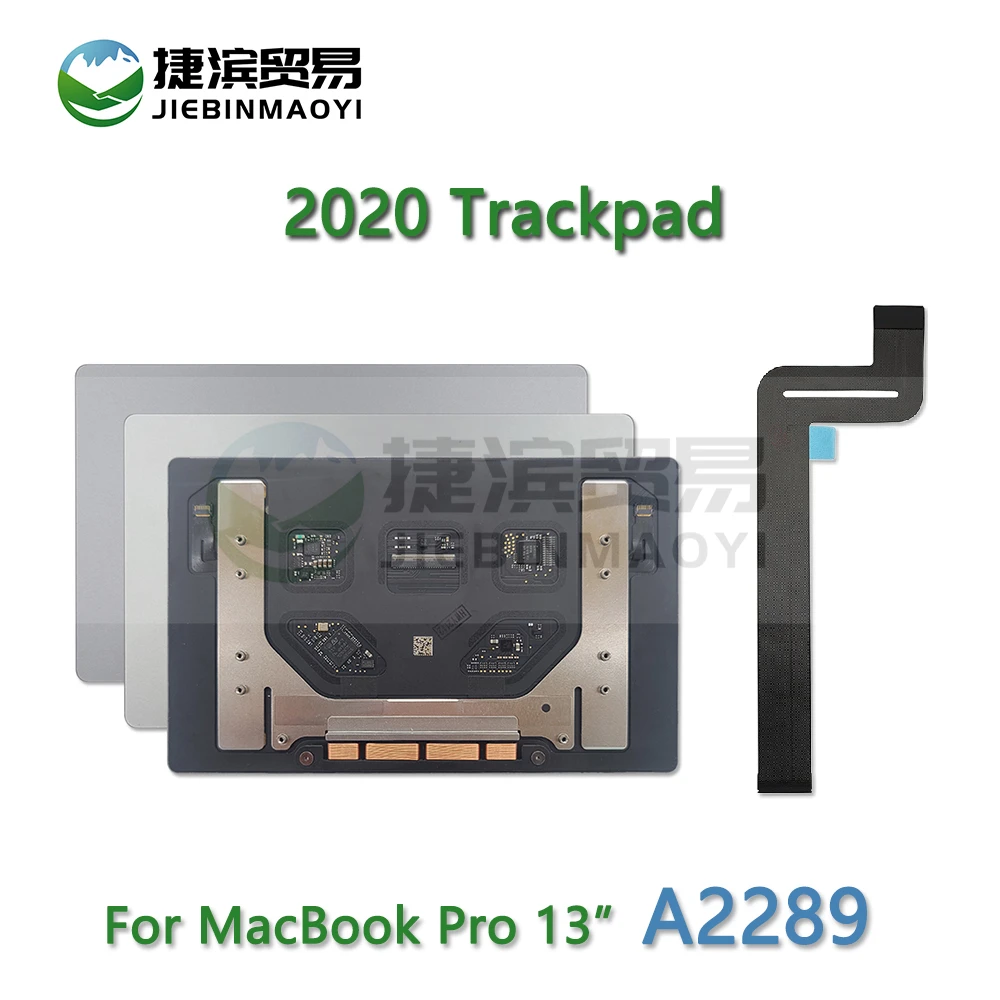 Original New Silver Color A2289 Touchpad Trackpad With Felx Cable For Macbook Pro 13.3'' A2289 Touch pad 2020 Year EMC 3456