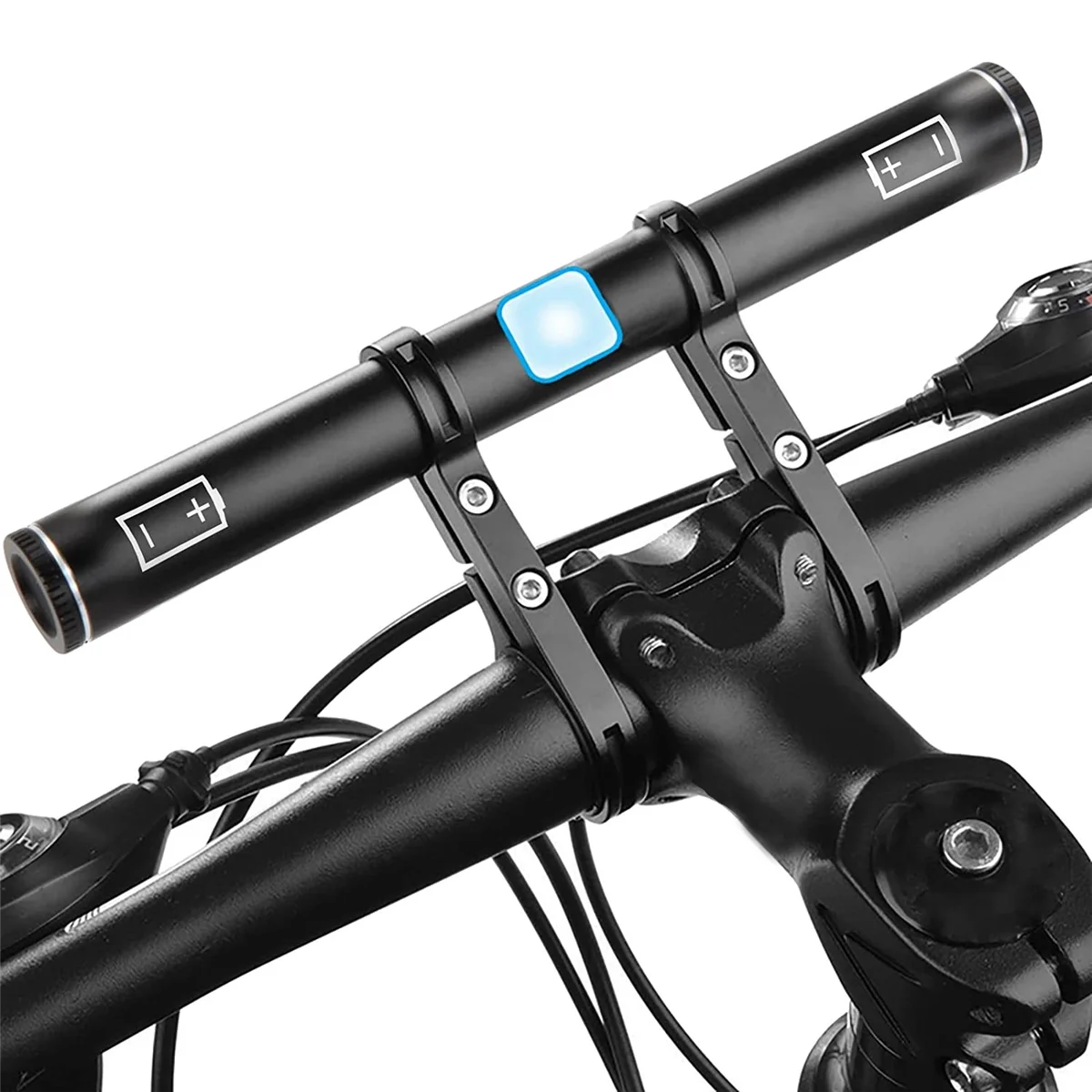 Bike Handlebar Extender USB Bicycle Handlebar Extension Mount for Holding Bicycle Speedometer,GPS Bike Accessories