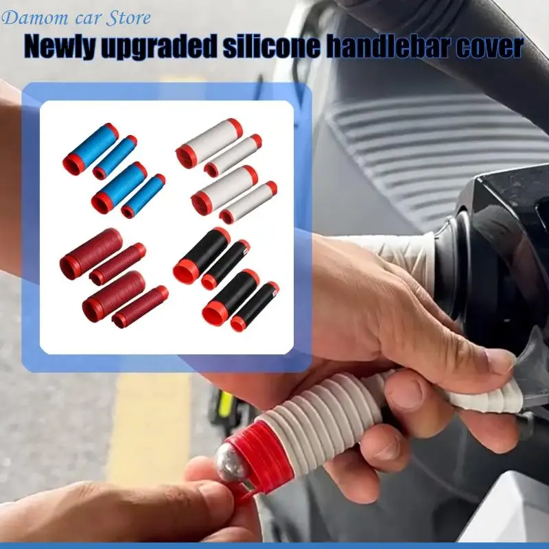 A2UC Global Motorbike Handlebars Holds Against Slip Elastomer Cover Ergonomic Plan For Strengthened Safety Ease