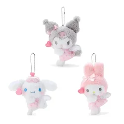 Anime Love God Little Angel My Melodys Kuromis Doll Keychain Cute Cartoon Cinnamonrolls Love Plush Toy Pendant Holiday Gift