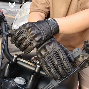 5 Hauptverkaufshandschuhe legitimer Lederfahrer - №5