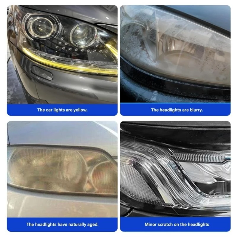 Headlight Restoration Liquid for Car Detailing Headlight Lens Restorer Liquid