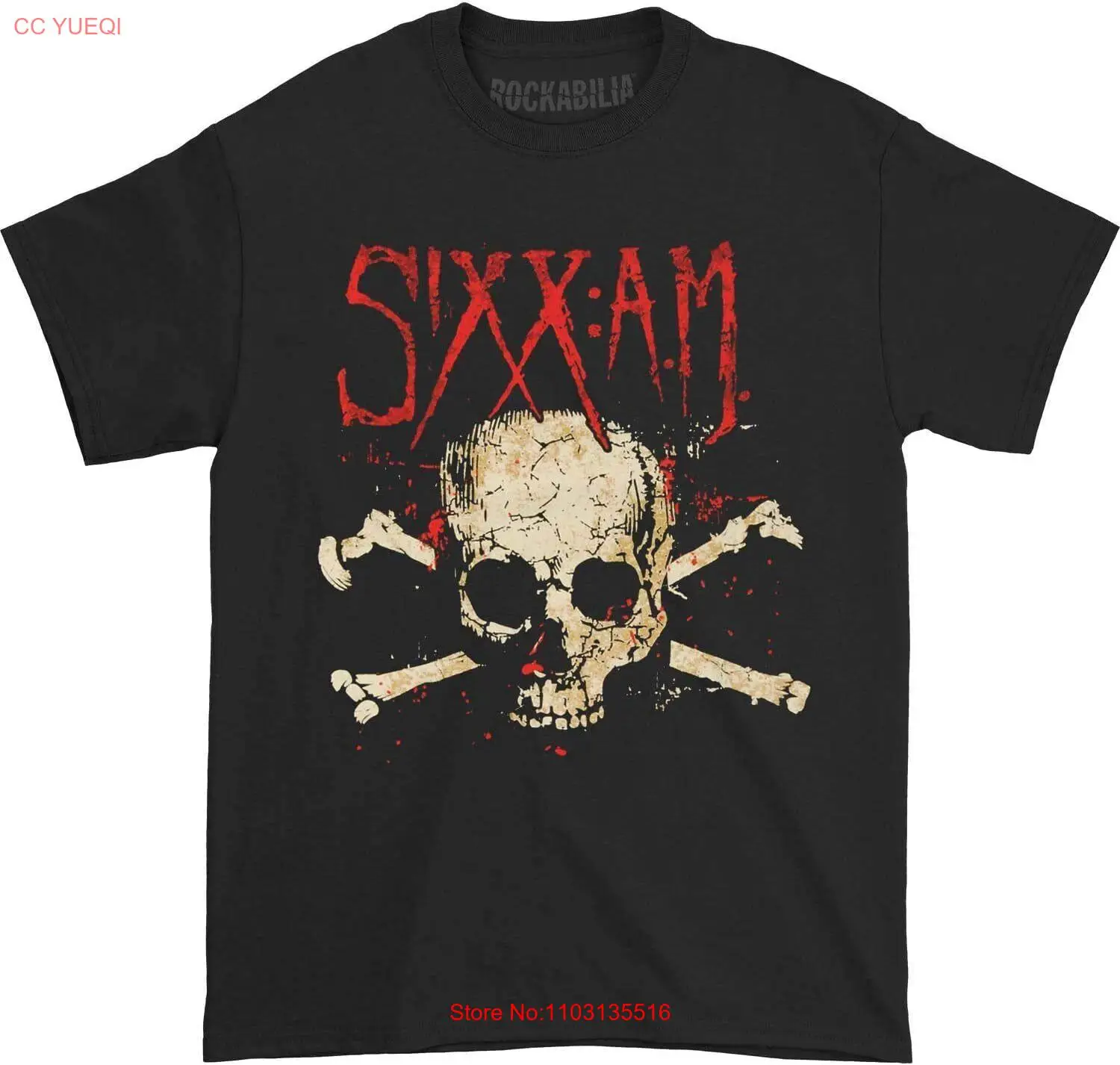 Sixx am-تي شيرت رجالي بأكمام قصيرة ، تي شيرت عصري صيفي ، مريح #1