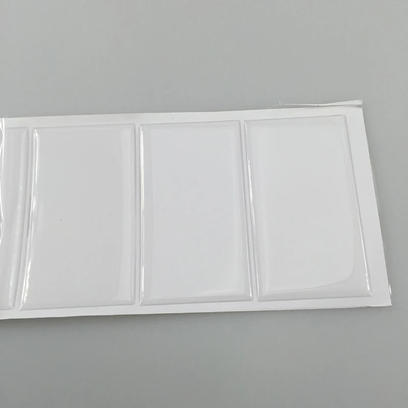 50/100/500PCS 75x38mm Rectangle Transparent Clear Epoxy Sticker 3D Effect Easy Sealer For Jewelry Pendant Crafts Making