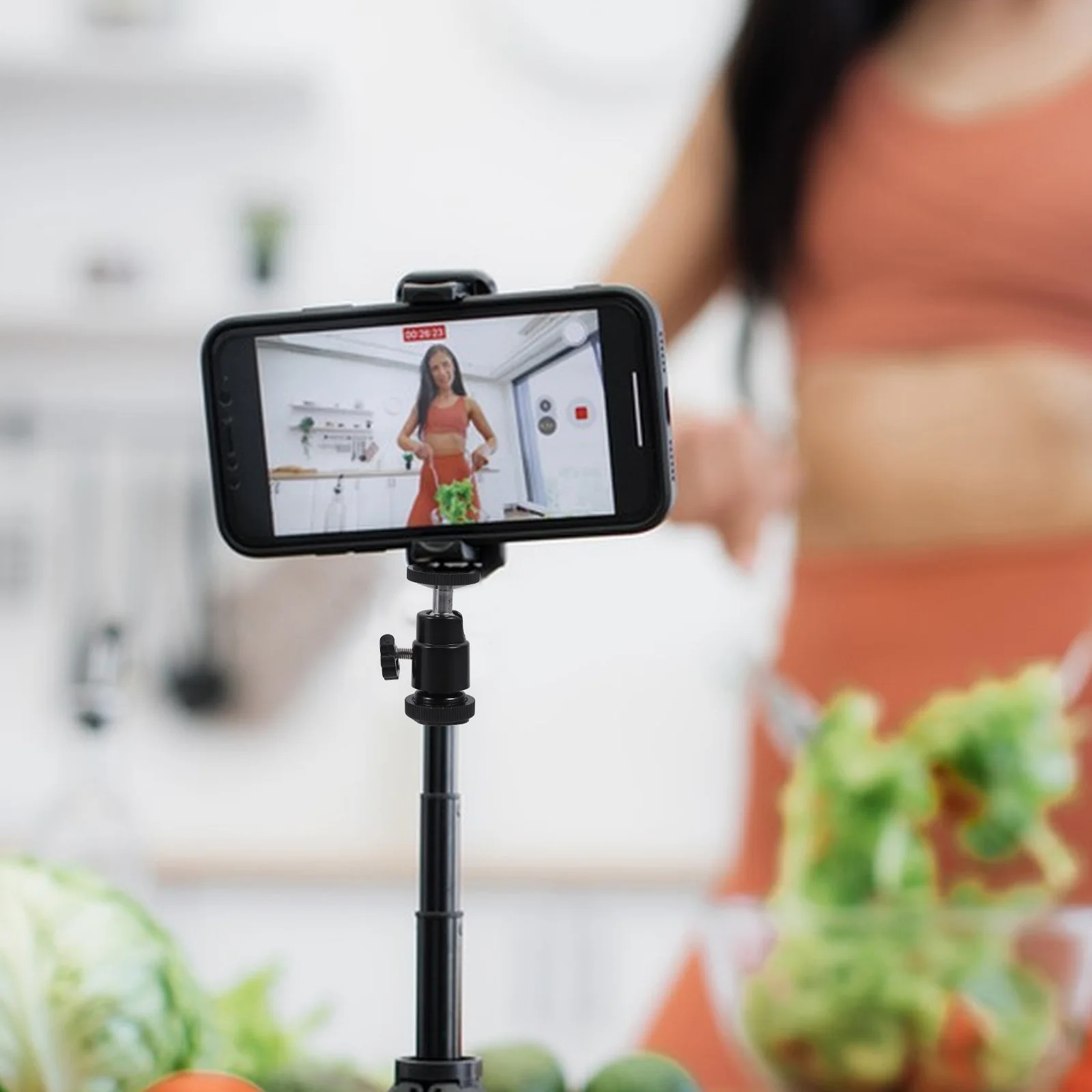 

2Pcs Tripod Ball Head Mount Aluminum Alloy Camera Projector Adapter 360 Degree Rotatable Camera Stand Bracket Accessories