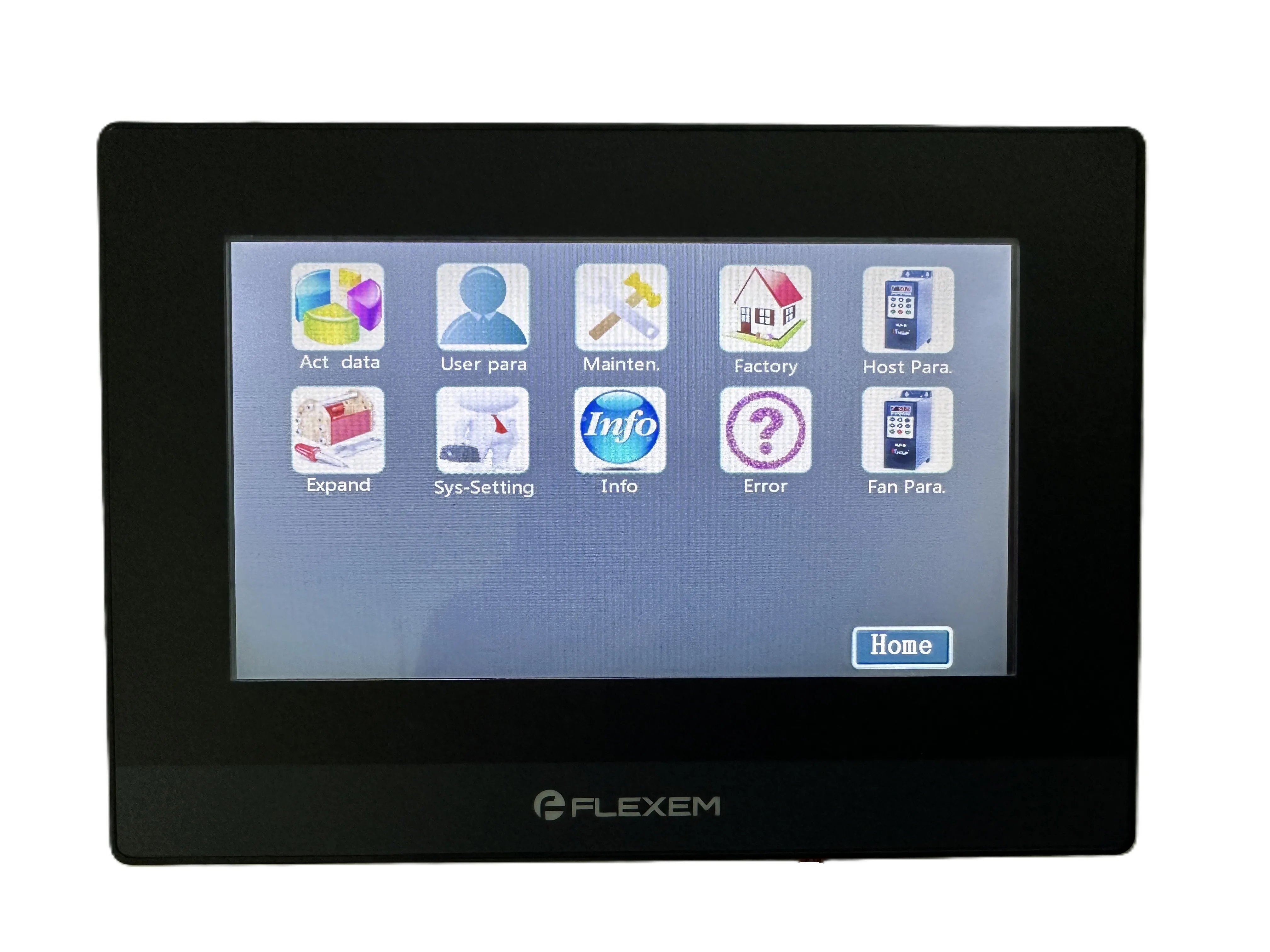 Easy-to-Use Integrated Air Compressor Vacuum Pump Machine Controller Touch Screen Universal PLC Programming RS485 Communication