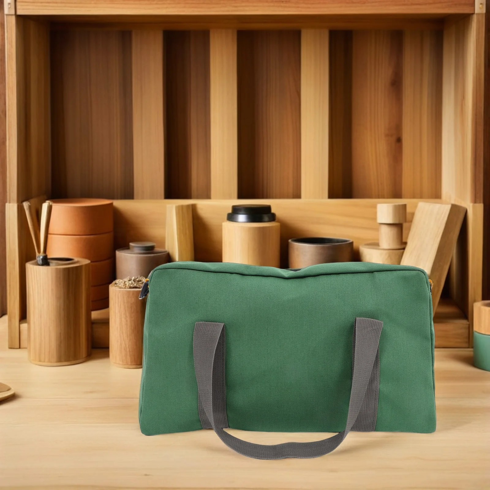 حقيبة أدوات الإصلاح: سعة كبيرة 45 × 25 × 16.5 سم منظم قماش عالي التحمل تخزين محمول لأداة الميكانيكا الكهربائيين