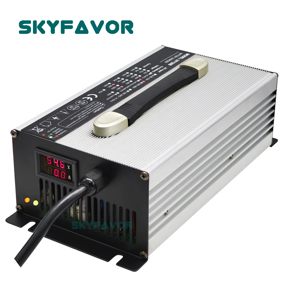 Professional 12V 4S lifepo4 battery charger 12V 50A automatic fast 12 volt 50 amp lfp battery charger for 180ah 200ah 250ah