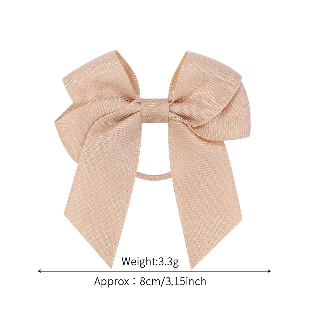 Girls \'Pretty Cheer Up Hair Band, Lovely Ribbon Bowknot, Double Ponytail Support, Acessórios de cabelo para crianças, Boutique Headwear, 2pcs