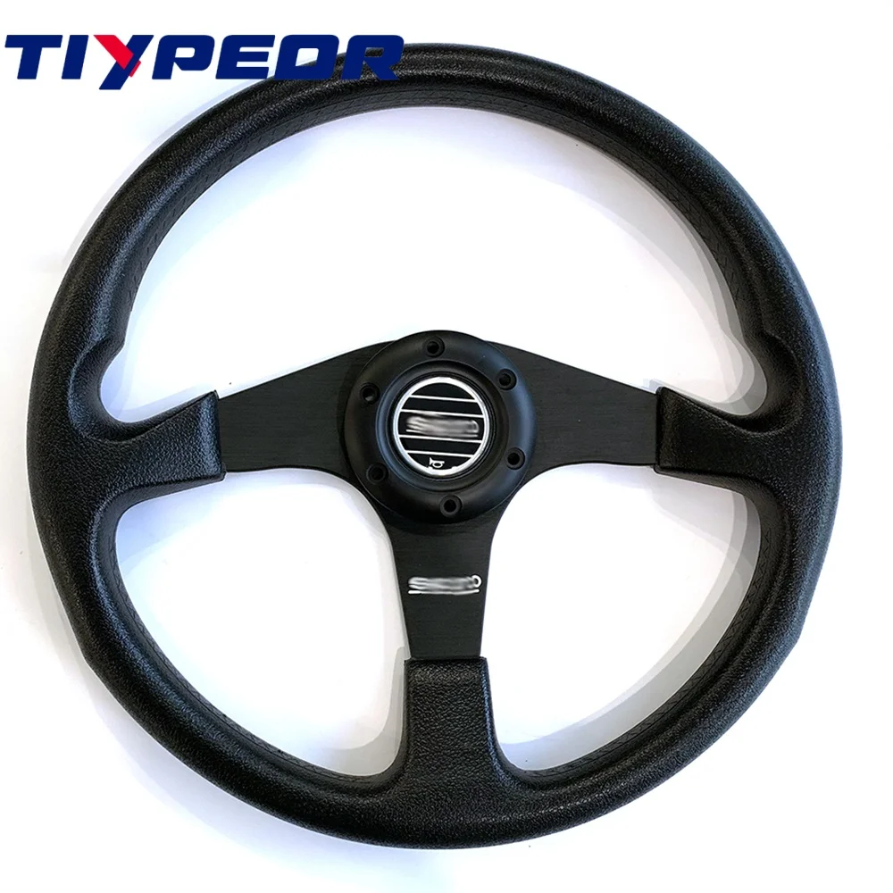 

Tiypeor classic PU 350mm Steering Wheel Racing Sports Steering Wheel with Accessories