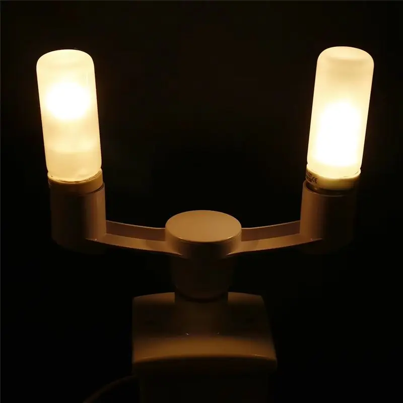 BHTS-E27 Light Socket Splitter,2 In 1 Dual Heads Bulbs Lamp Holder,For Home Garage Warehouse Basement Use
