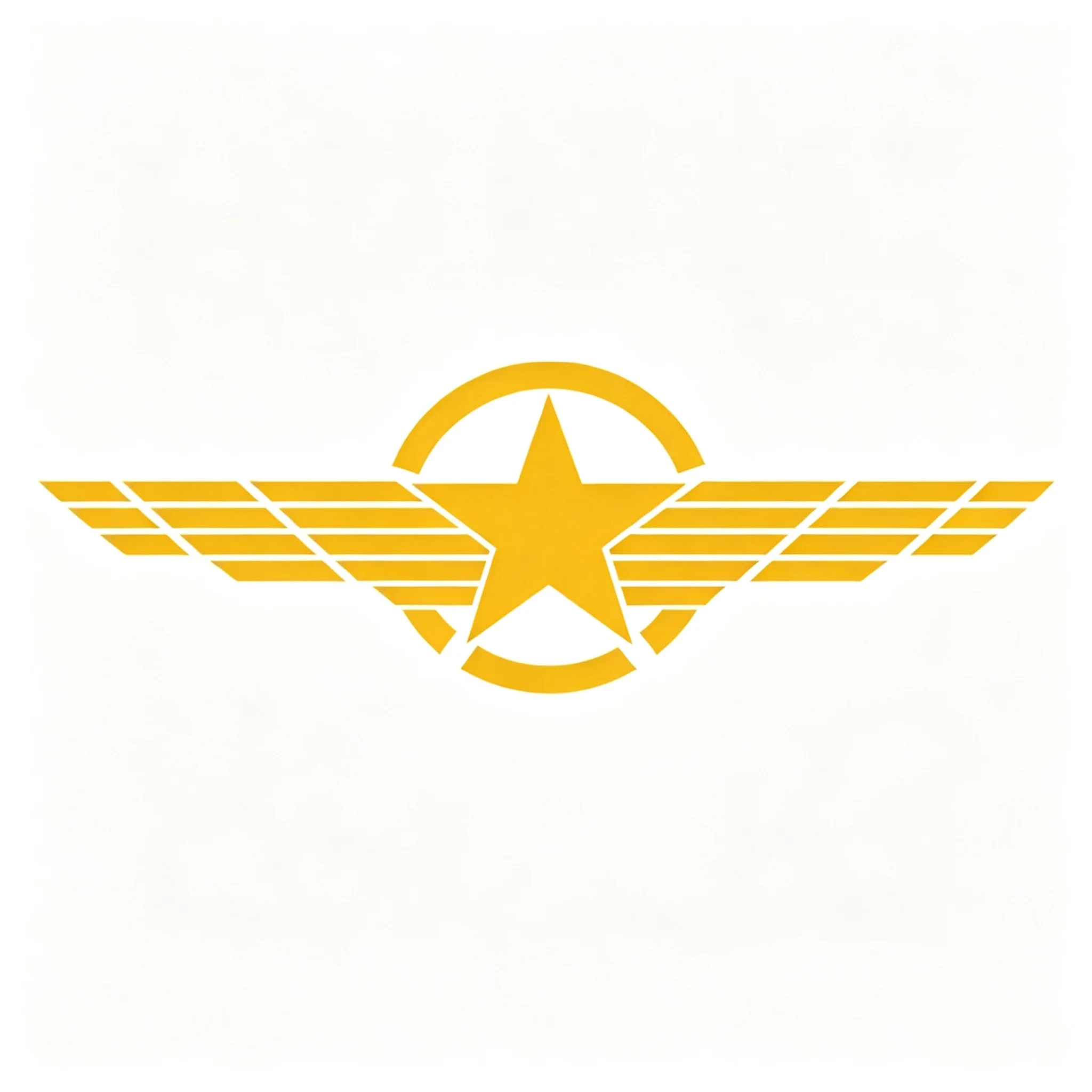 WWII Style Five-pointed Star Car Sticker, Vintage Military Look Vinyl Decal for Vehicle Exterior Decor
