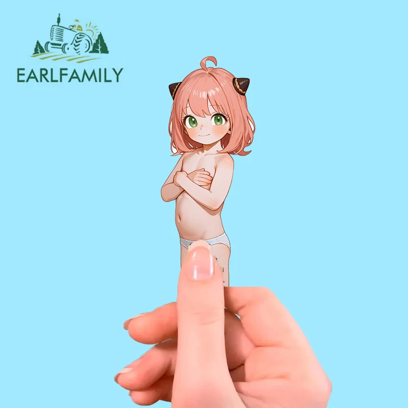 EARLFAMILY Anya Booty Hentai Butt Car Stickers Waifu Ass NSFW Ahegao Loli Family Sex Decals Waterproof Windows Graphics