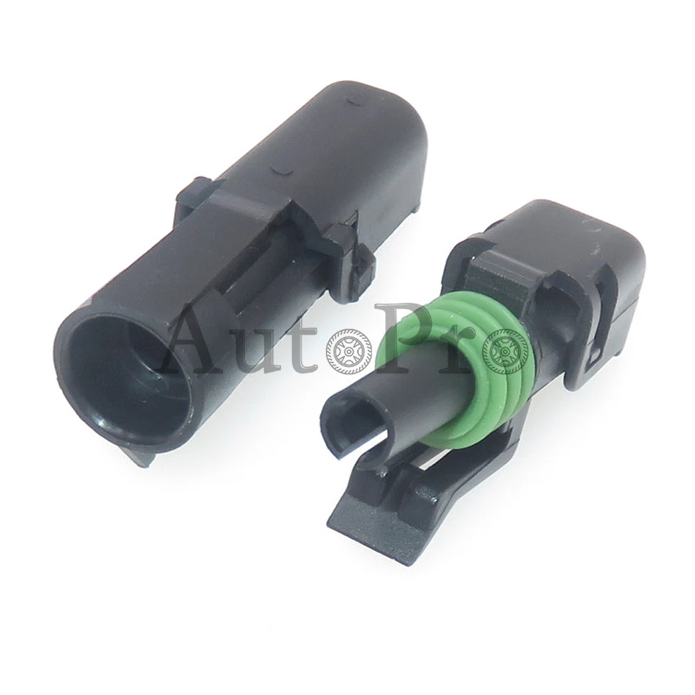 1 Set 1 Hole Auto AC Assembly Male Female Socket 12015791 12010996 Car Wire Harness Plug Automobile Modification Connector Parts