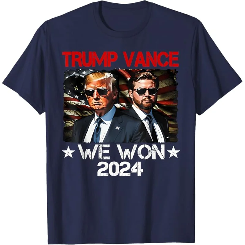 Trump Vance We Won Win Inauguration Day 2025 47th President T-Shirt