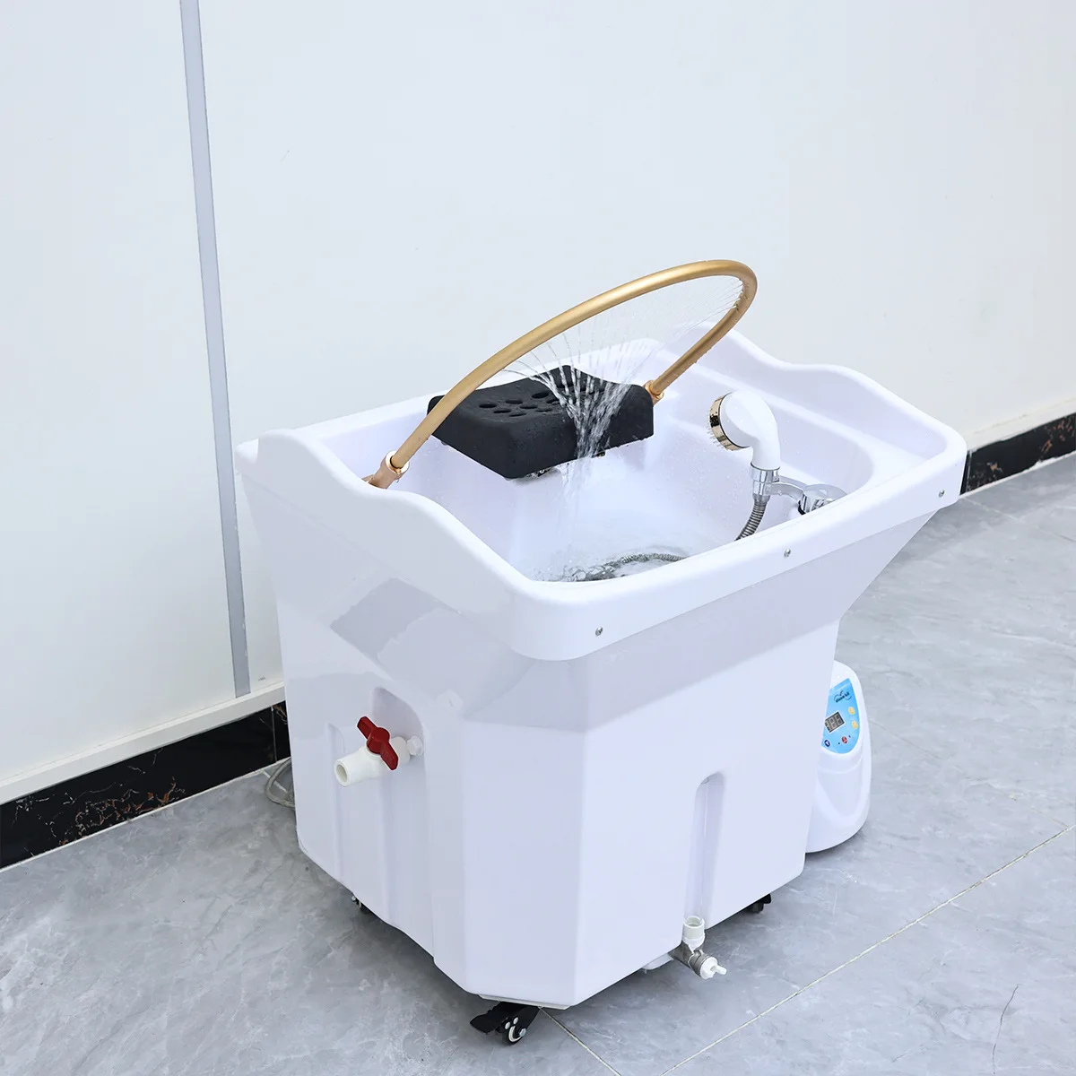 

Мобильная терапия волос Bohorio, шампунь, раковина, салон красоты, мытье лица, прививка, аппарат для терапии головы, постоянный