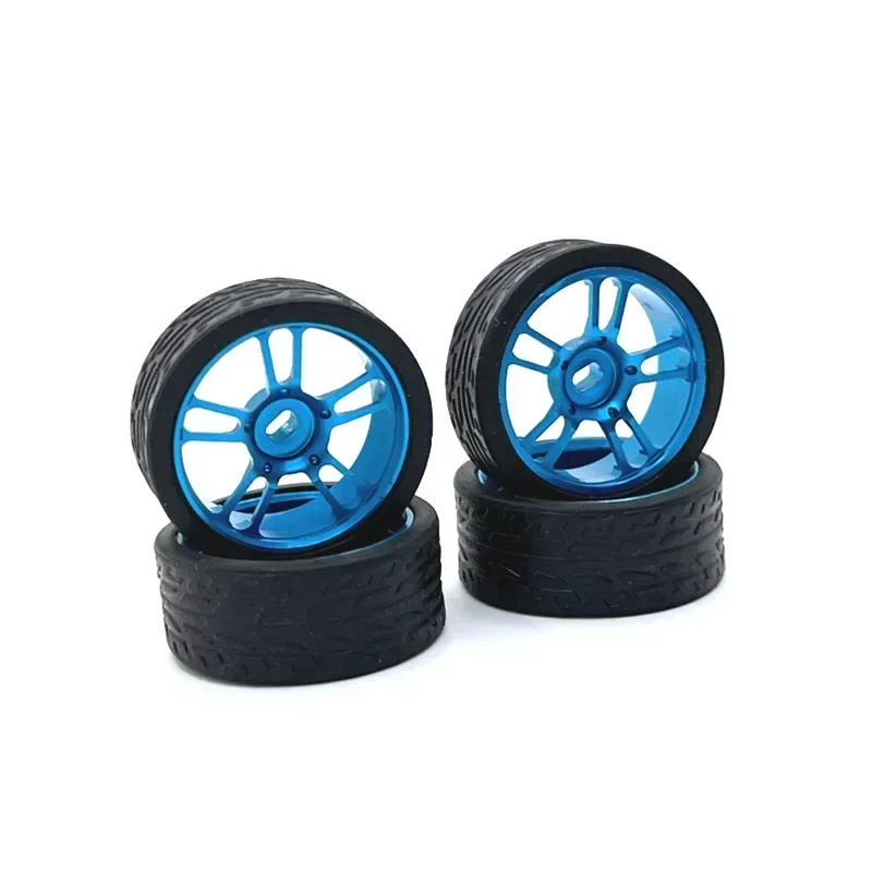 

Metal Upgrade, Two Wide And Two Narrow, 26.5mm Outer Diameter, Racing Wheel, For WLtoys Mosquito Car KYOSHO 1/28 RC Car Parts