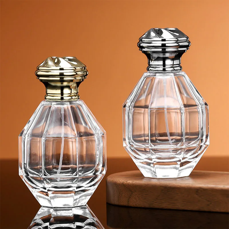 

100ML Spray Bottle Perfume Bottle Thicken Glass Refillable Cosmetic Container Travel Sprayer Portable Mist Perfume Atomizer