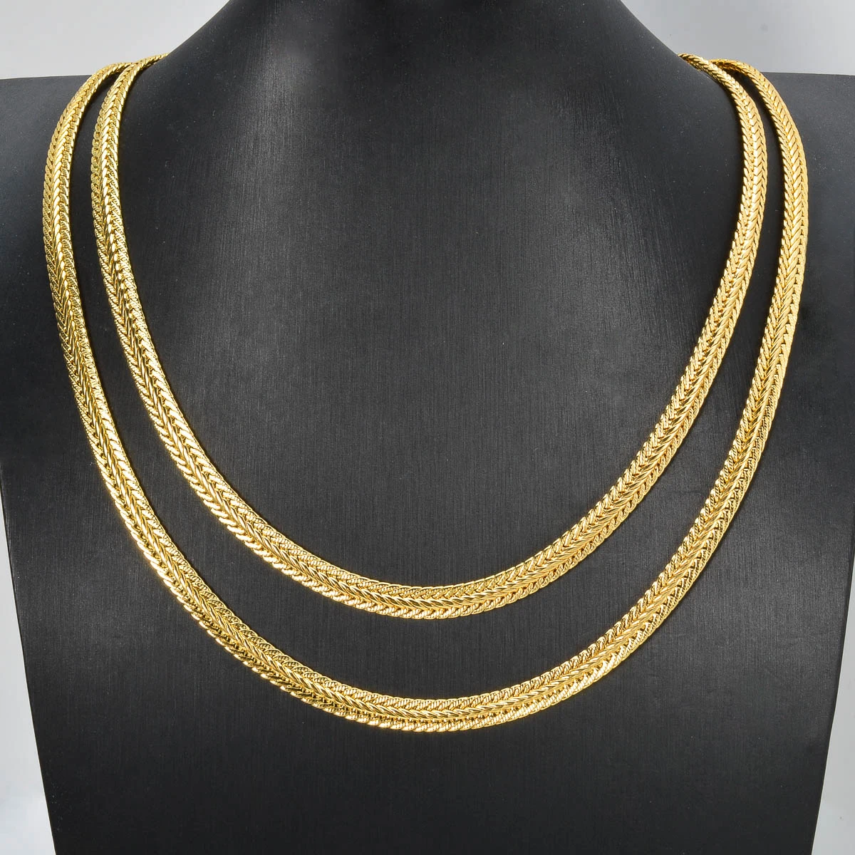 

Jewellery Women Dubai 14k Gold Plated Jewelry Items Trendy Necklace Men Copper Metal Chain Neck Link Daily Wear