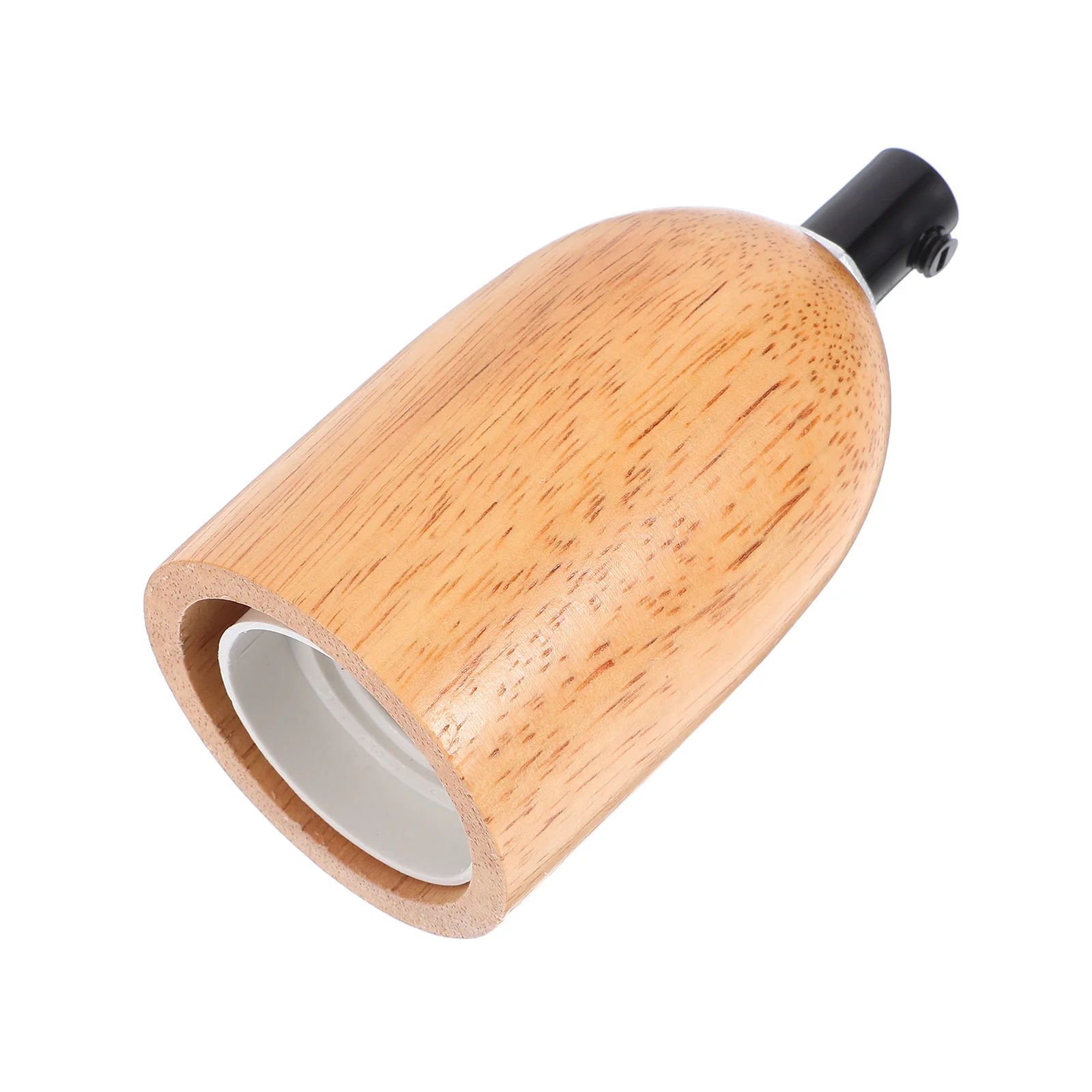 

Wooden E27 Lamp Holder Screw Socket Bulb Base Creative Ceiling Light Fixture Vintage Lamp Base Holder for Bedroom Cafe Dining