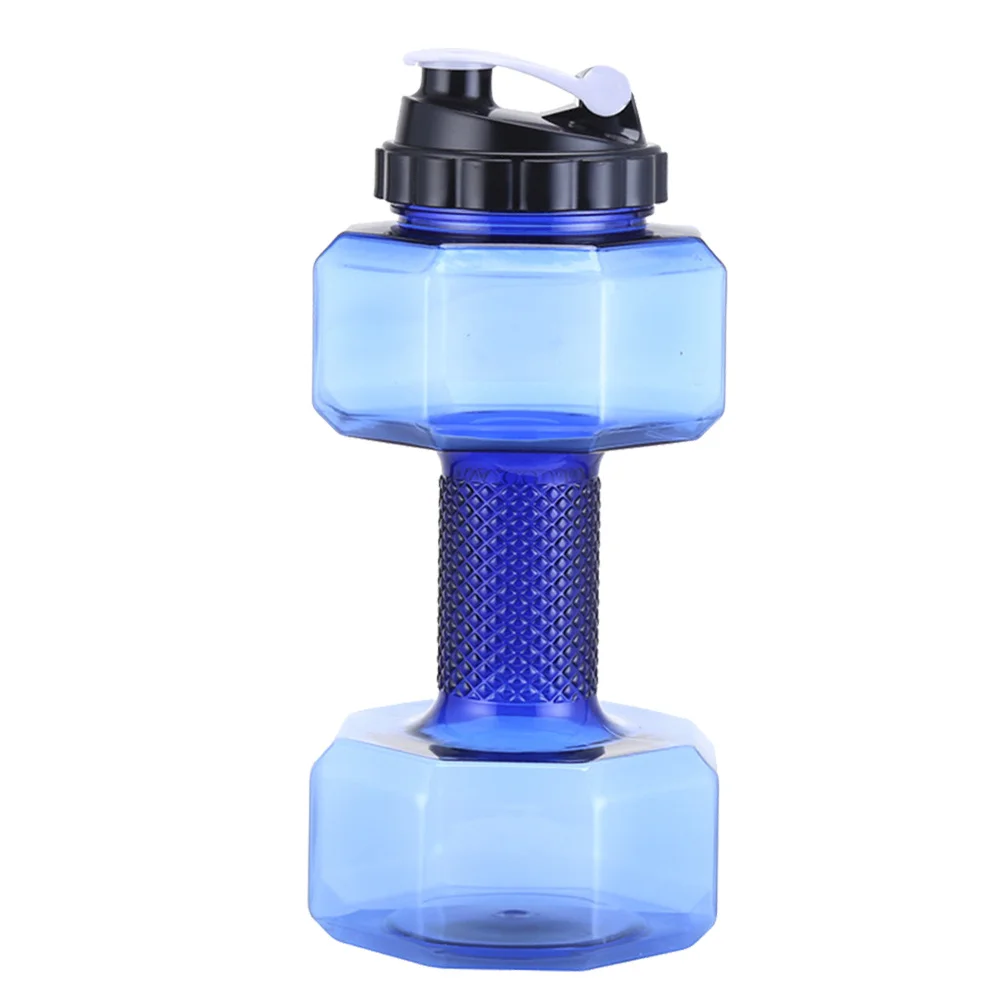 

1pc Fitness Dumbbell Large Capacity Portable Weightlifting Cup For Gym Sports Workout Durable Petg Material