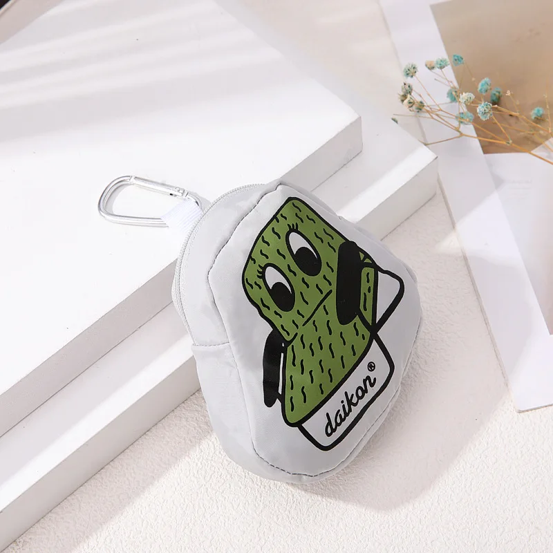 Creative Cartoon Coin Purse Mini Key Bag Hip-hop Hanging Bag Children Girls Zipper Girls Coin Wallet USB Cable Bag Key Wallets