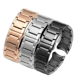 22MM For Armani AR2448 2447 2432 2433 2458 2434 2453 Solid Stainless Steel Watch Band Fashion Trend Strap  Accessories Bracelet